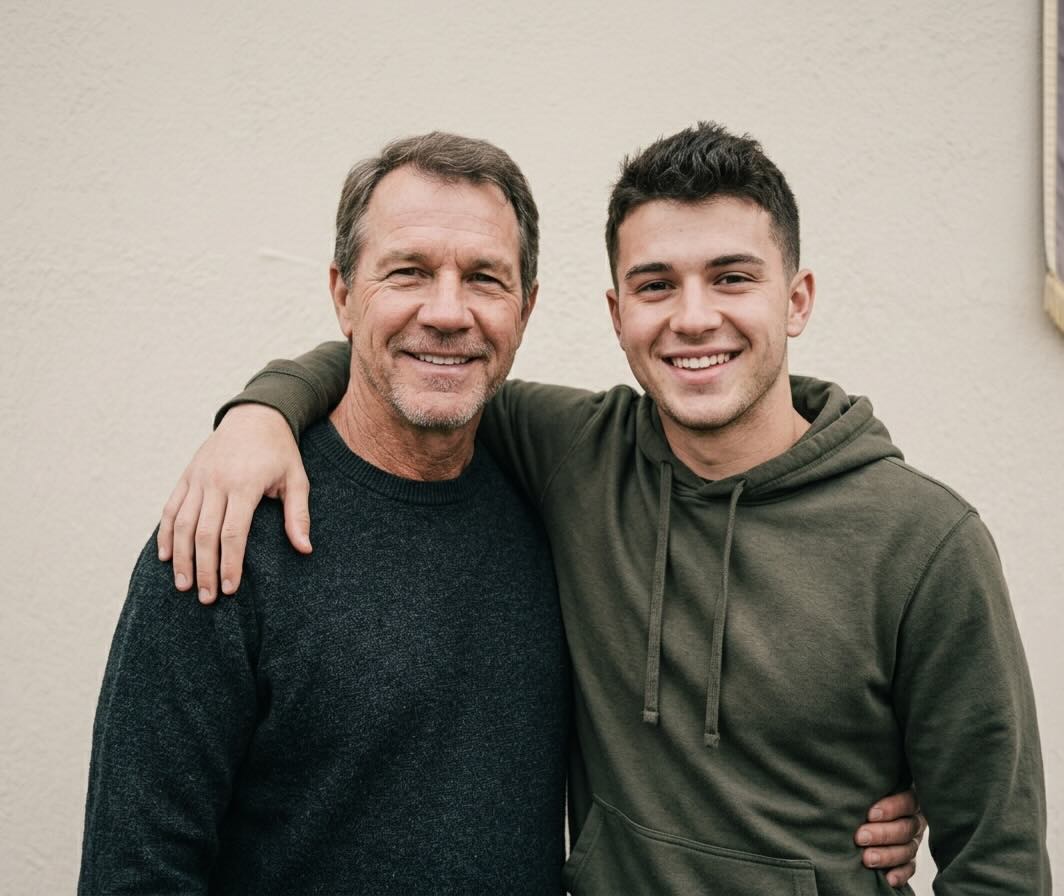Two people talking at an AA meeting in Boston, MA