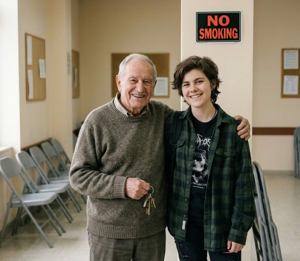 Two people talking at an AA meeting in Pennsylvania