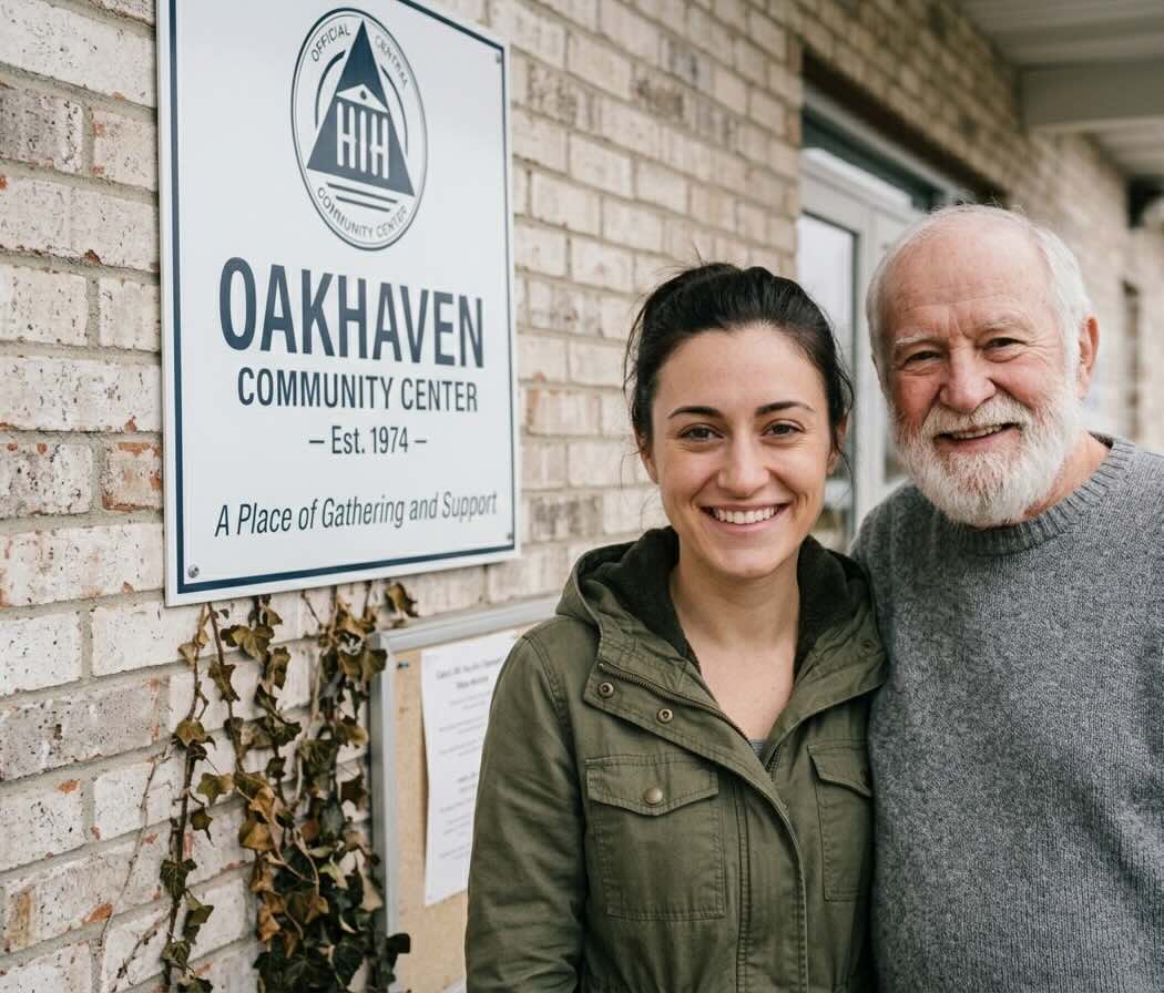 Two people talking at an AA meeting in Phoenix, AZ