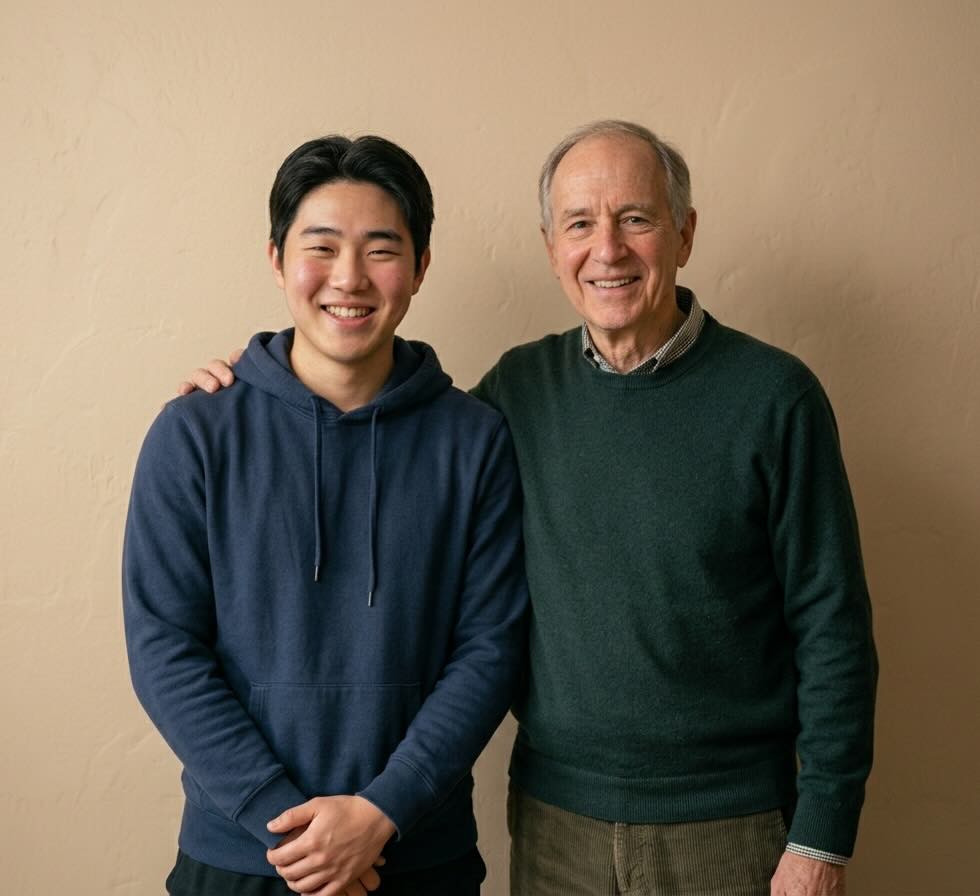 Two people talking at an AA meeting in Seattle, WA