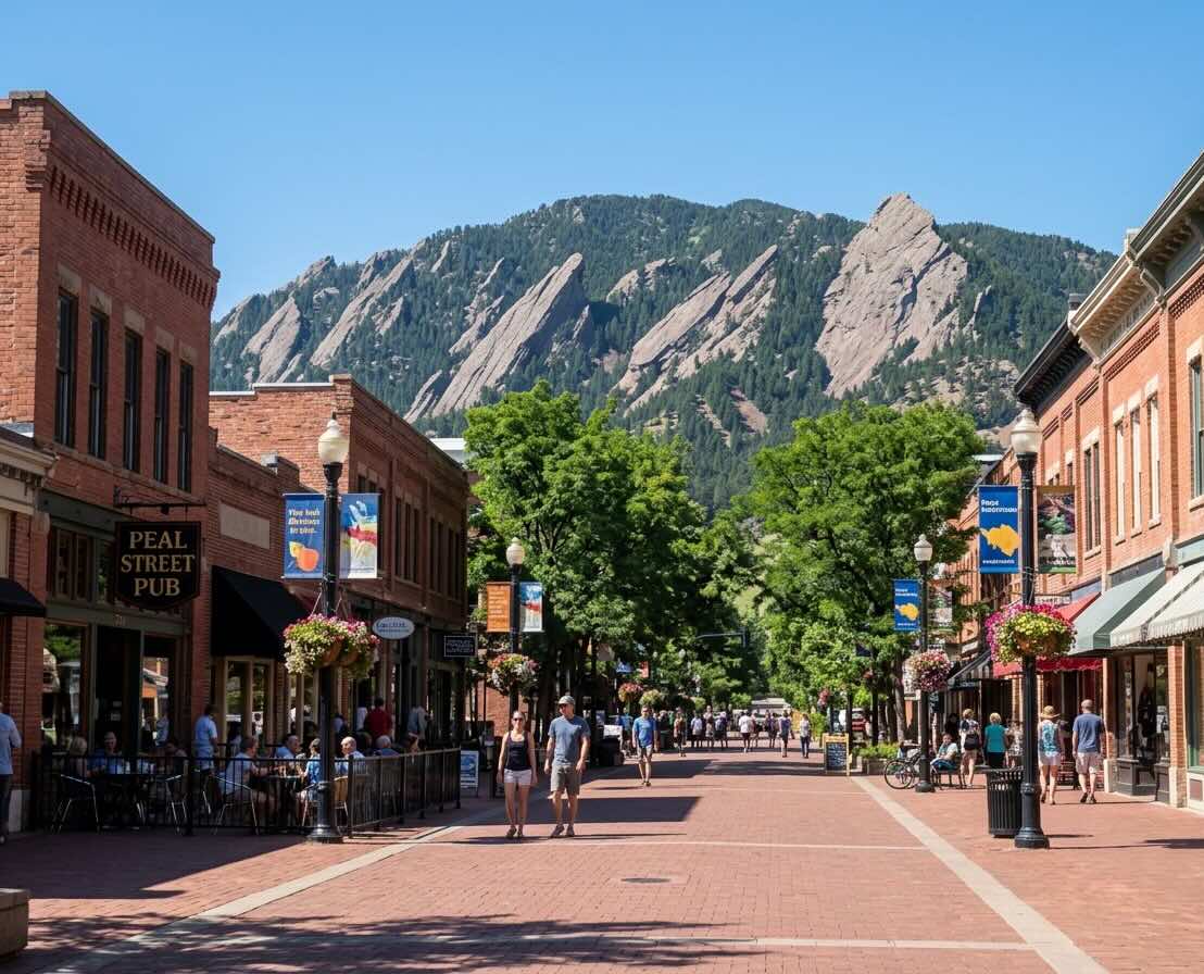 Boulder, CO street scene
