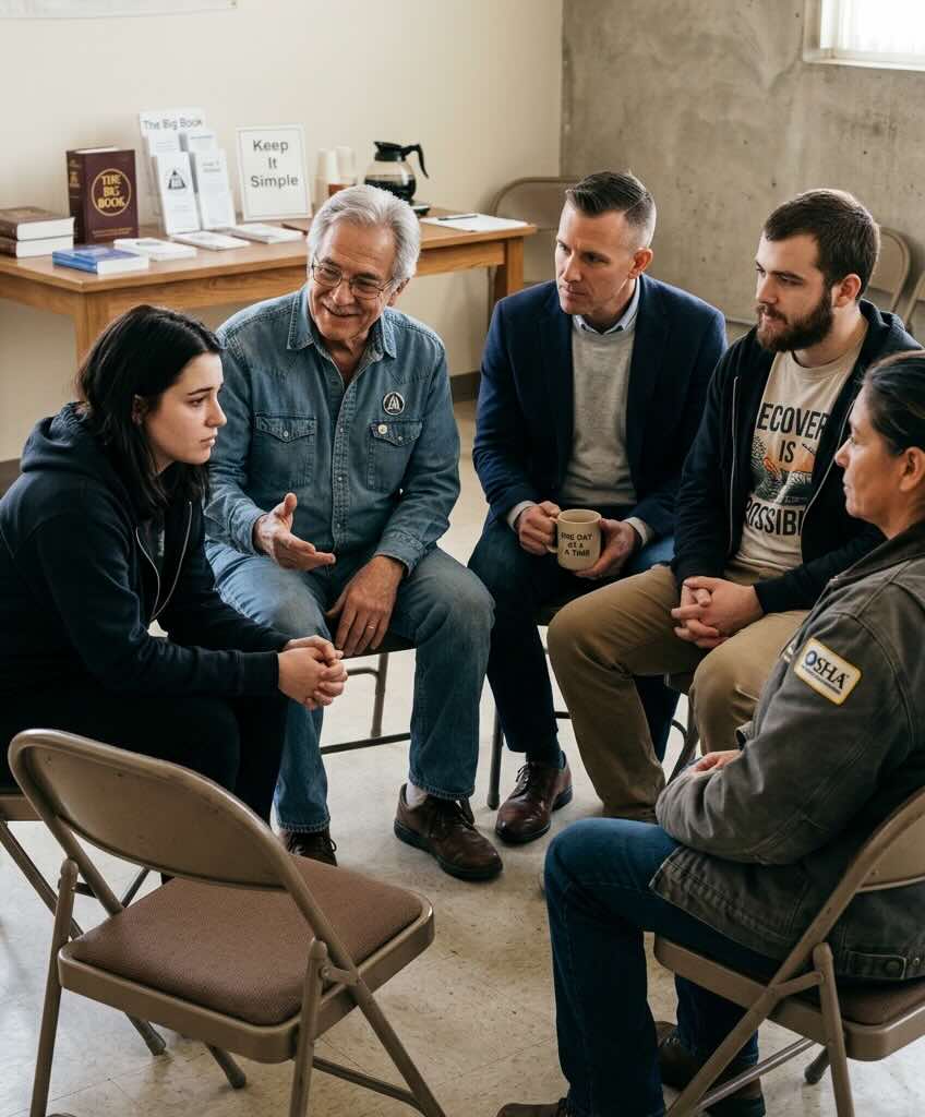 AA meeting room in South Jersey, New Jersey