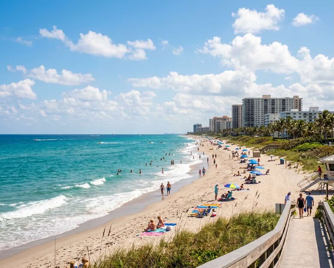 Boynton Beach, FL waterfront coastal scene