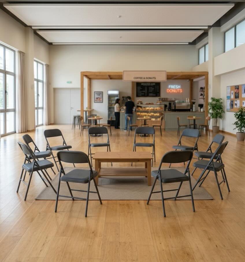 A map of the United States in warm light, representing the scale of the recovery community