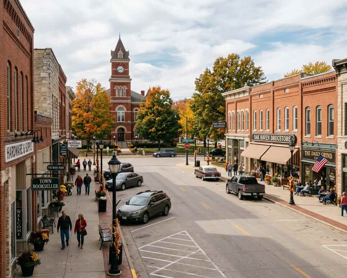 Wisconsin street scene