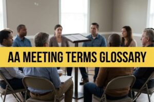 aa meeting terms glossary