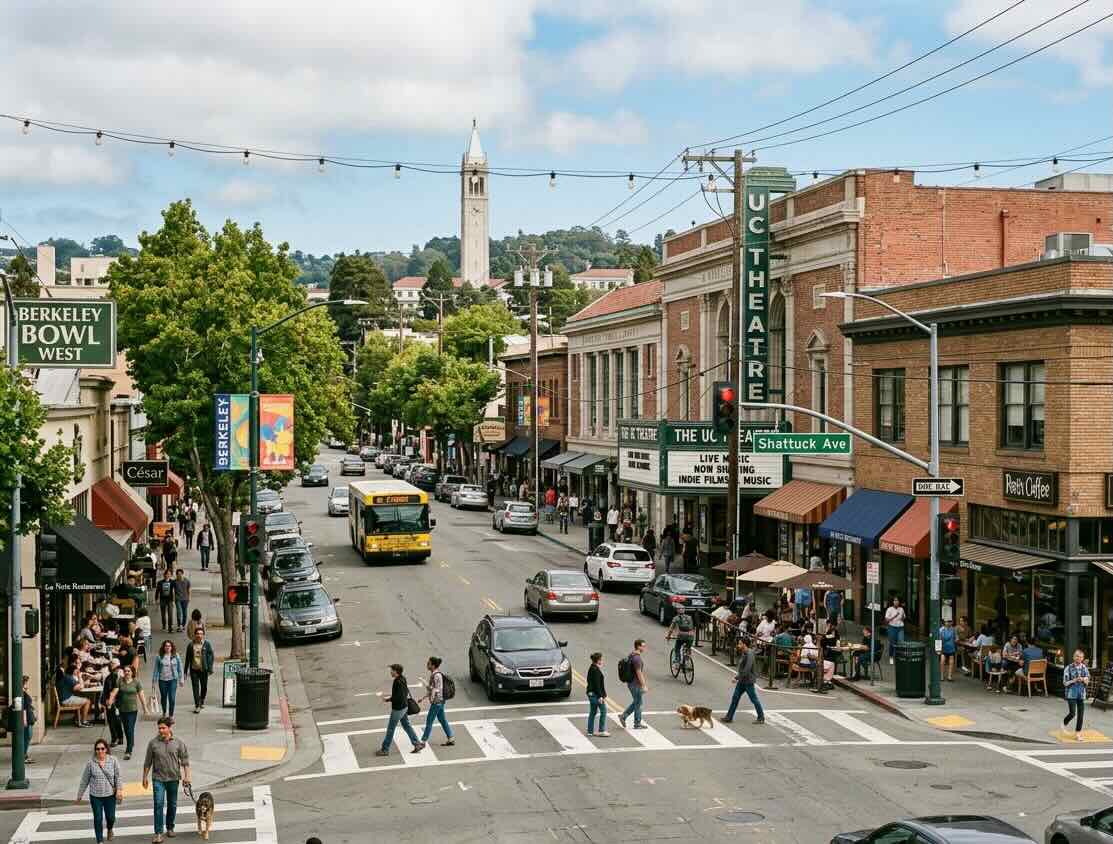Berkeley, CA neighborhood street