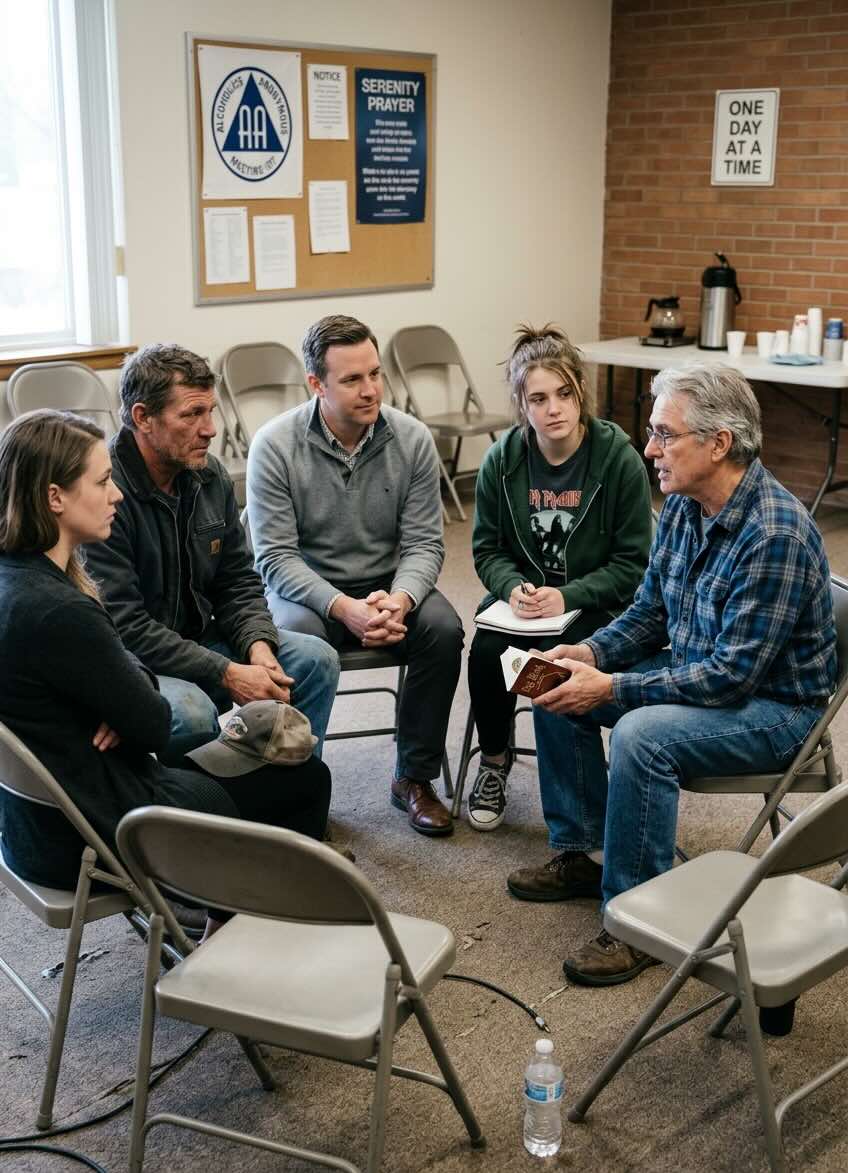 AA meeting room in California