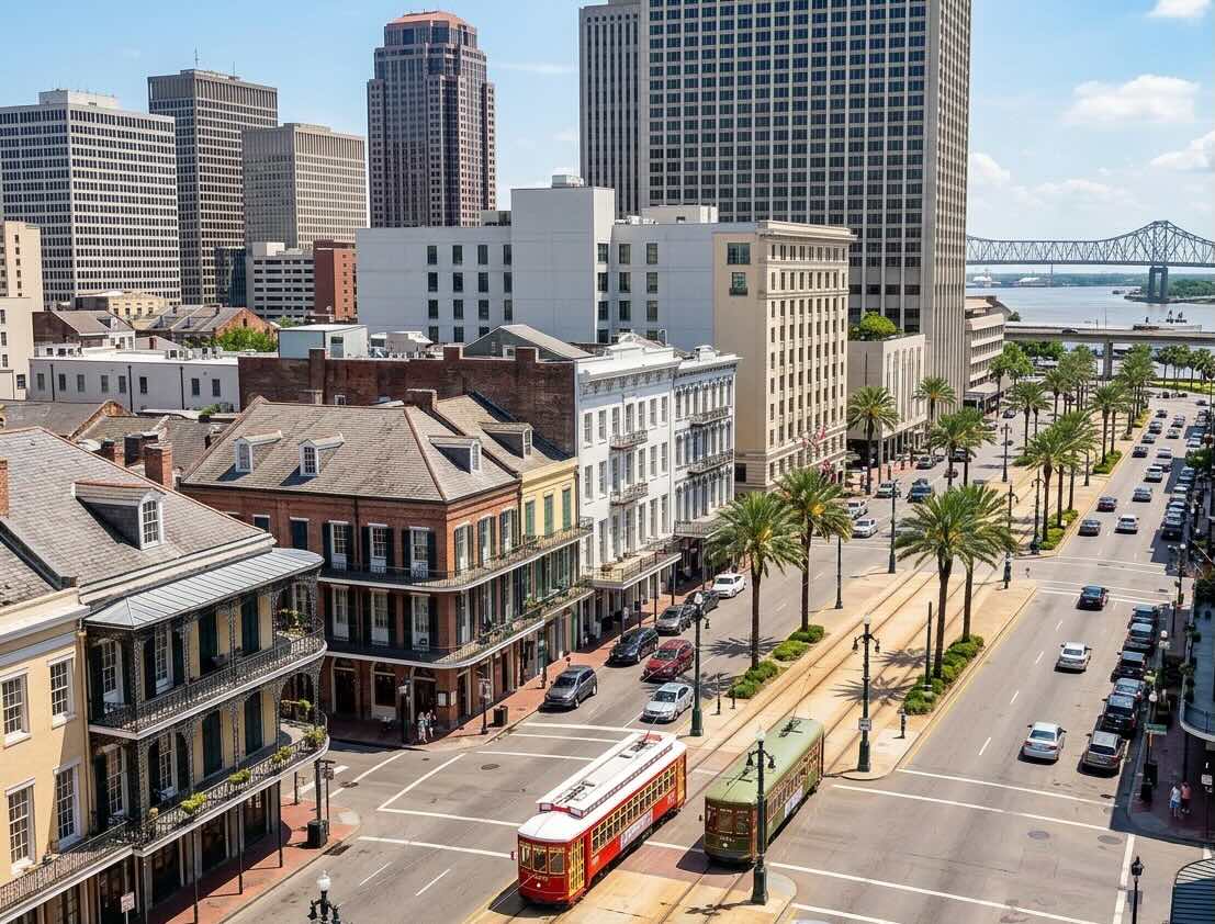 Louisiana neighborhood street