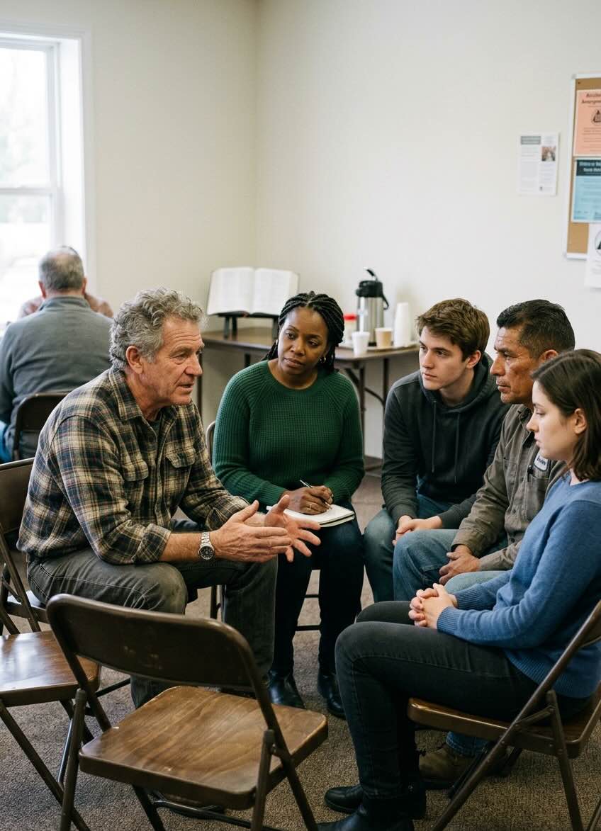AA meeting room in Louisville, Kentucky
