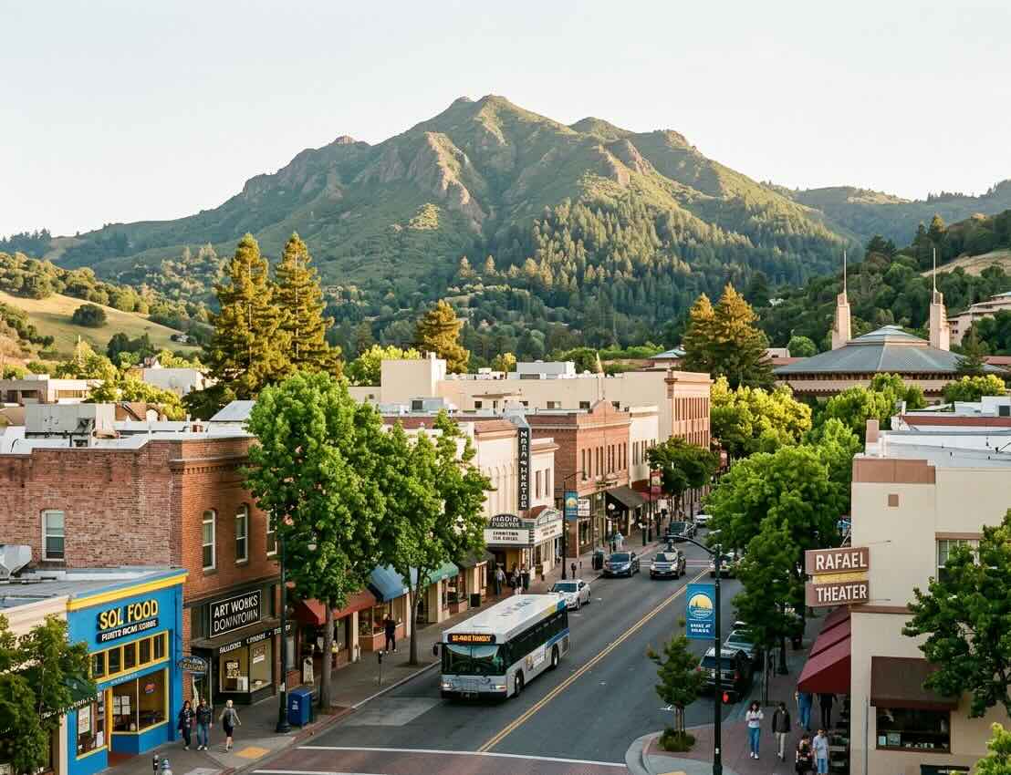 Marin County, CA neighborhood