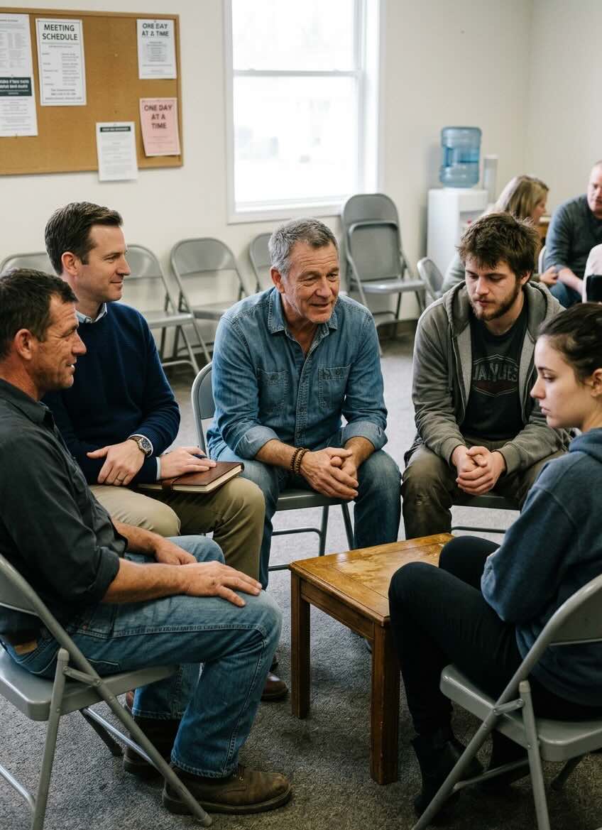 AA meeting room in Omaha, Nebraska