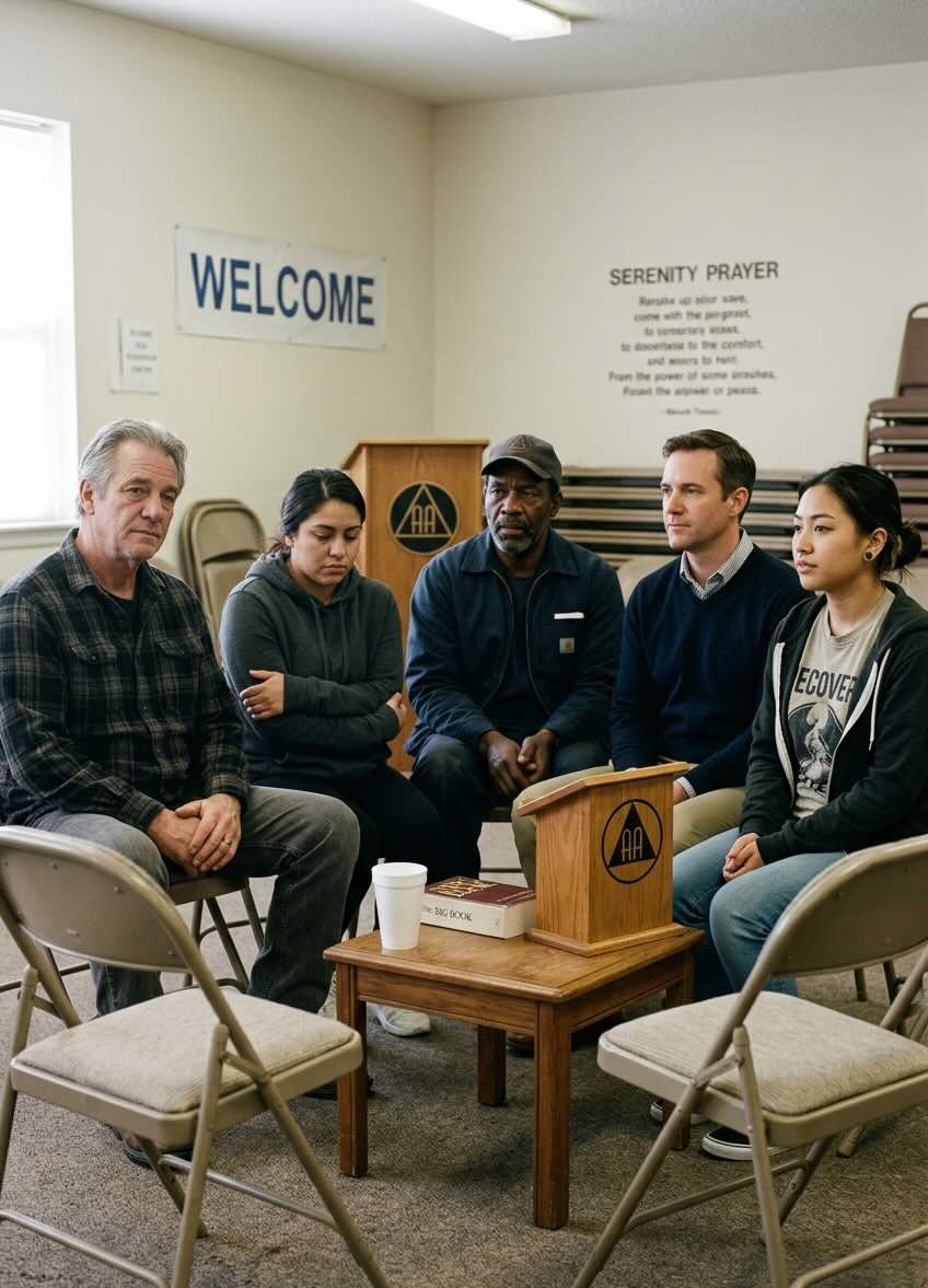 AA meeting room in Portland, Oregon