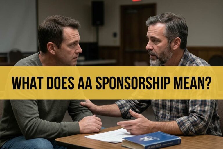 what does aa sponsorship mean