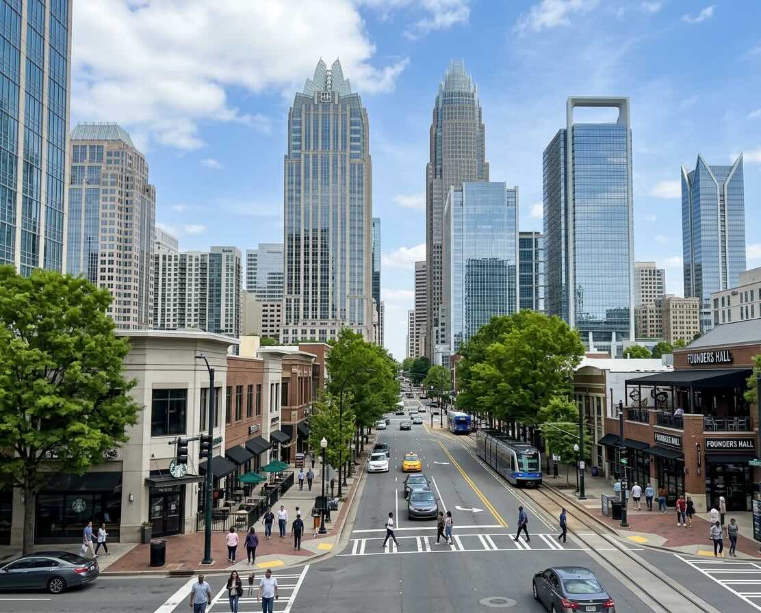 Charlotte, NC neighborhood street