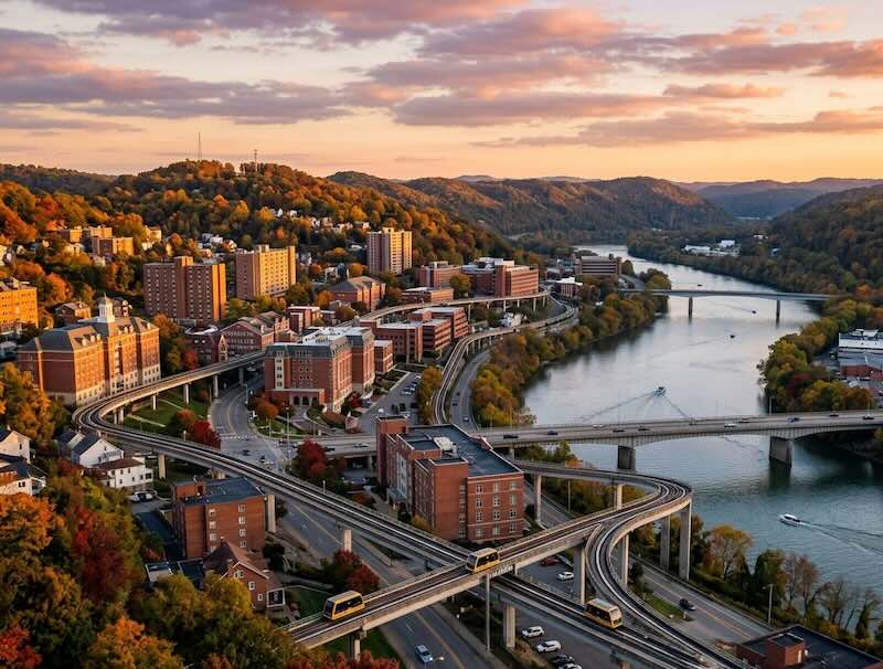 Morgantown, WV neighborhood street